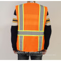 Topógrafos Hi Vis Work cintura ANSI High Visibility Chaleco Reflectante de Seguridad Chaqueta Trabajo Nocturno